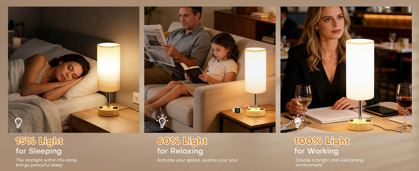 bedside lamp