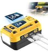 140W USB Charger Compatible with DeWalt 20V Battery, Fast Charging Type-C Input&Output, 18W USB-A...