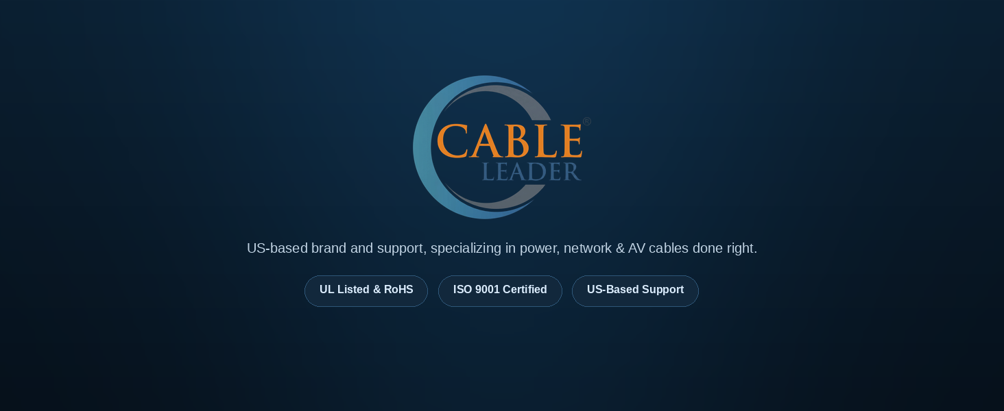 Cable Leader US-based power network and AV cables