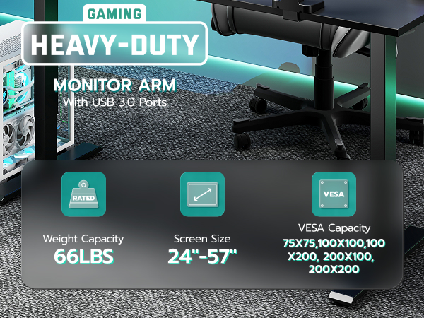 Monitor arm