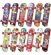 TIME4DEALS Fingerboard Mini Finger Skateboards 12PCS Professional Finger Boards Set Creative Fing...