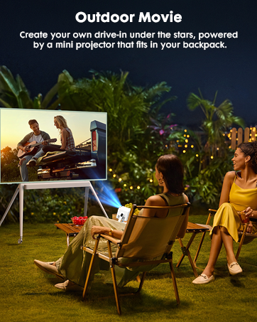 movie projector for outdoor use