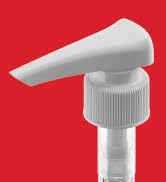 white dosa dispensing pump