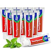 10 pcs Travel Size Toothpaste Bulk, 0.88oz/25 Grams Small Toothpaste Travel Size Bulk 4x1.4 inche...