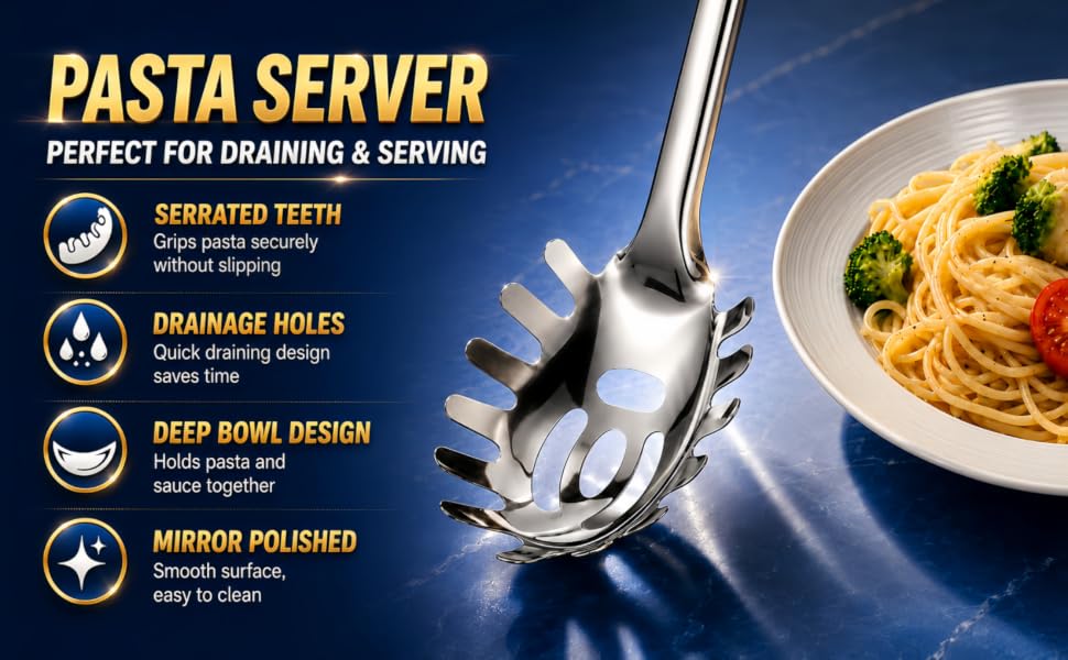 Heat Resistant Metal Spoons For Cooking