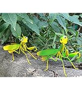 GIFTME 5 Metal Mantis Garden Yard Art Decor Set of 2 Lawn Patio Tree Ornaments Sculpture
