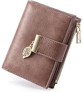 yiijay Small Wallet Women RFID Blocking Leather Bifold Wallet Credit Card Holder for Women Ladies...