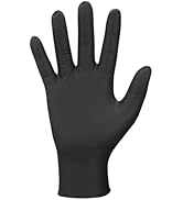 SHOWA 709 Nitrile Chemical Resistant Safety Gloves with PyraGrip Technology, Unsupported/Unlined,...