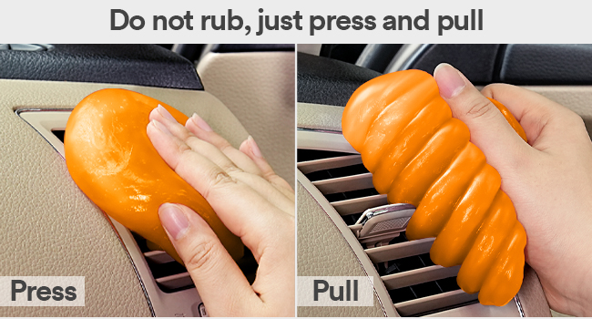 Car Cleaning Gel Orange