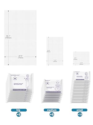 Various sizes towels