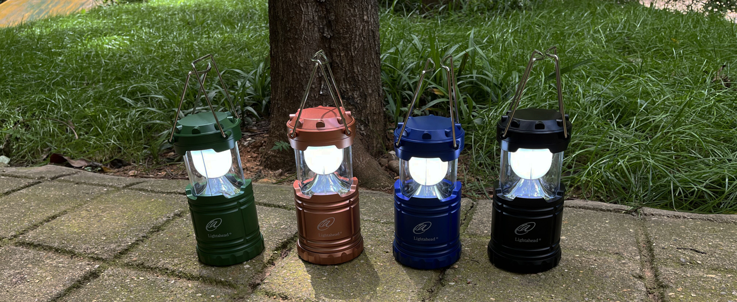 MalloMe Lanterns Battery Powered LED Portable Camp Tent Lamp Light Operated at Home, Indoor,