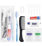 50 Sets Personal Hygiene Kit Basic Toiletry Kits Homeless Supplies Bulk for Travel,Include 50 Too...