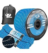 750Ib Reflective Paracord Rope,100' 200' 500' 1000',4mm 11 Strand Parachute Spool Cord with Colle...