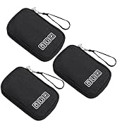 TKSDWBLTY 3Pcs Portable Cable Organizer Bag Small Electronic Cable Pouch Electronics Accessories ...
