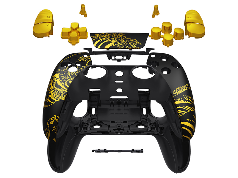 eXtremeRate Full Set Shell Buttons Touchpad Cover for PS5 Edge Controller Replacement Shell Plates