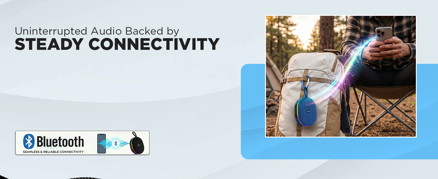 Uninterrupted audio backed by steady connectivity.