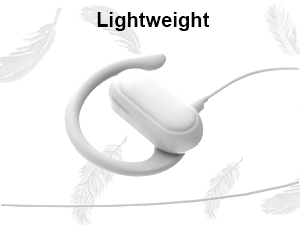 open Air Adjustable Over Ear Hook School Kid Corded Earphone Laptop Wired Earbuds lightweight