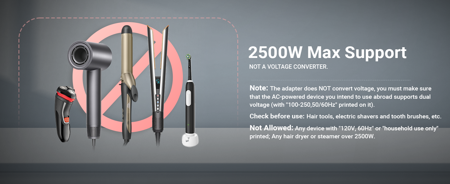 45W Universal Travel Adapter