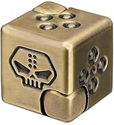 Metal Infinity Cube Fidget Spinner for Kids Adults, 2-in-1 Magnet Dice Fidget Hand Toys Focus Fin...