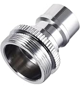 Silver Faucet Adapter,Faucet Adapter for Portable Washer,Dishwasher Snap Connection,5/16-27 Male ...