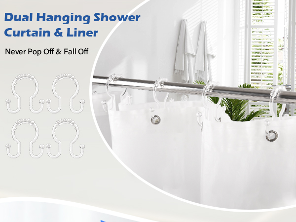 shower curtain hooks