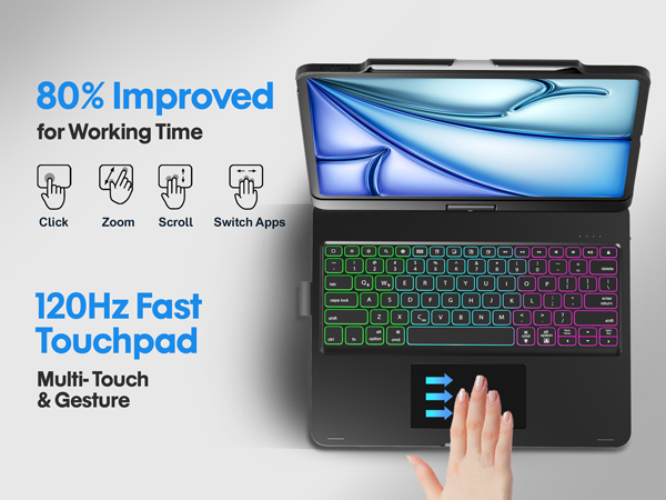 12.9 inch ipad pro case with keyboard