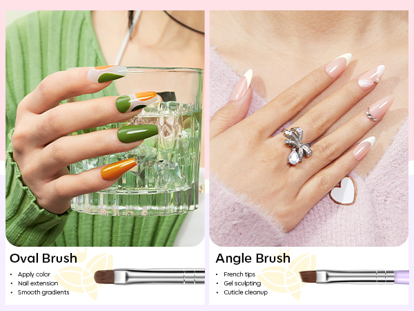 french tip brush