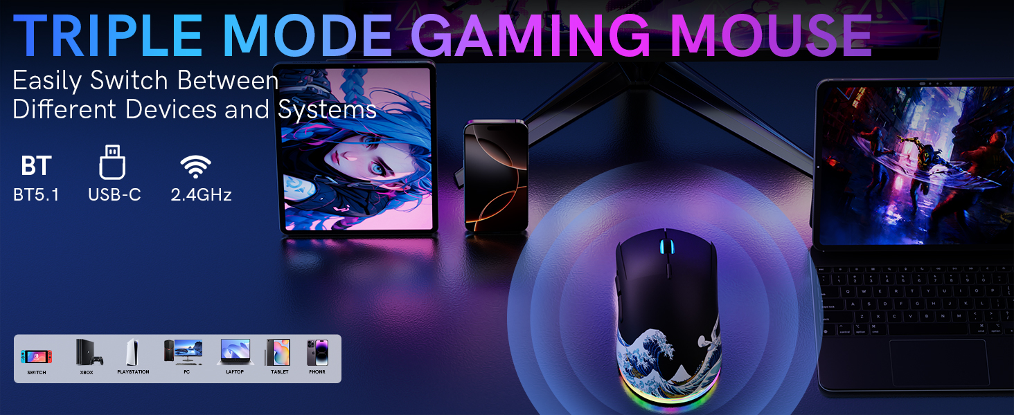 TRIPLE MODE GAMING MOUSE