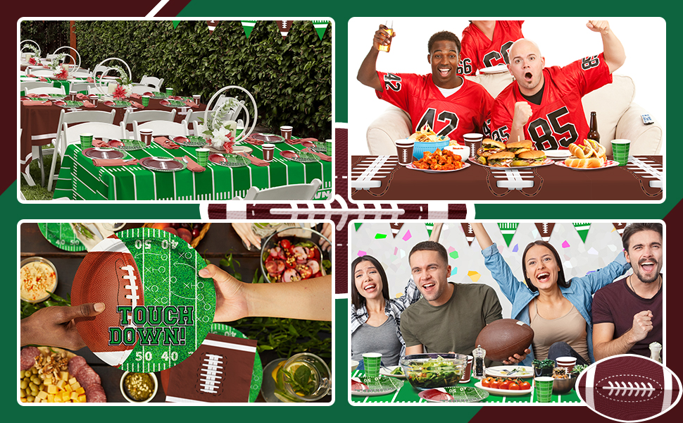 football party decorations