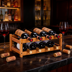 8 bottles wine rack