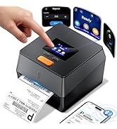 Phomemo Shipping Label Printer with Touchable Screen, 4x6 Bluetooth Thermal Label Printer with Bu...