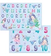 Disposable Placemats for Baby, Toddlers and Kids, 40 Disposable Baby Placemats for Restaurant, Di...