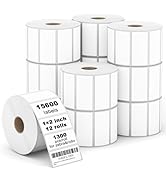 Labelebal 12 Rolls 2" x 1" Direct Thermal Label (51mm x 25mm) Multipurpose Shipping Address UPC B...