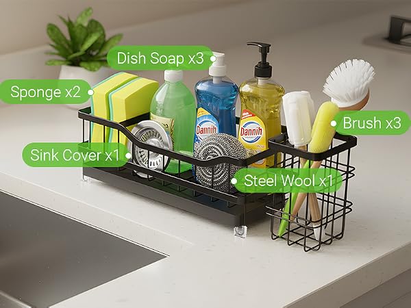 sponge holder sink