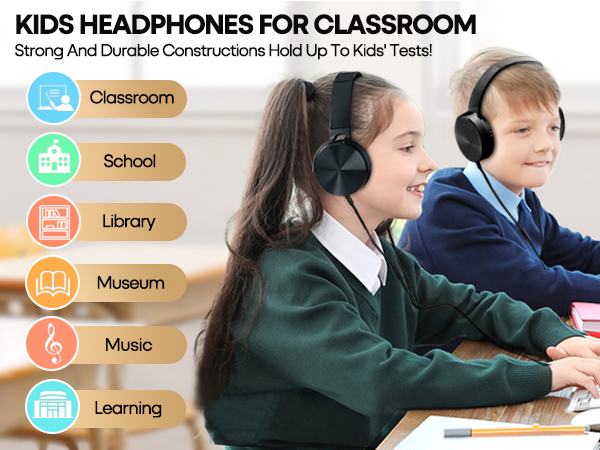 kids headphones with mic