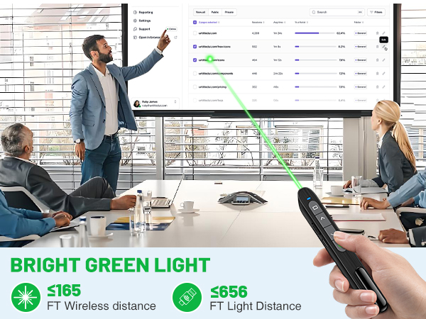 laser pointer for presentations