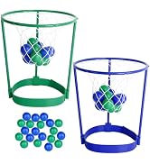 2 Pack Head Hoop Basketball Party Game for Kids and Adults Carnival Game Adjustable Basket Net He...