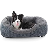 INVENHO Medium Dog Beds for Medium Dogs Washable, Rectangle Dog Bed Medium Size Dog, Orthopedic D...