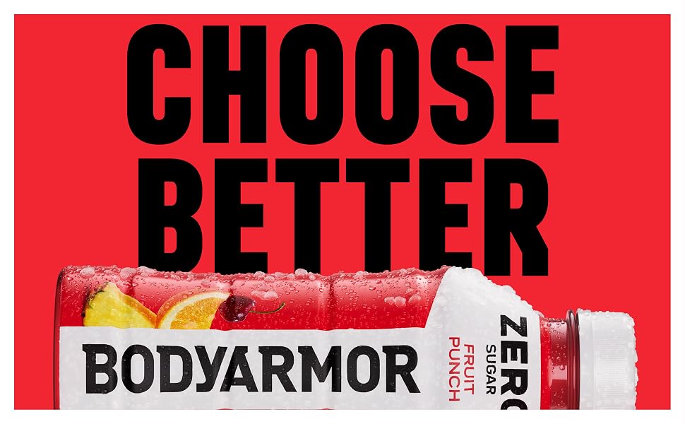 body armor, sports drink, zero sugar