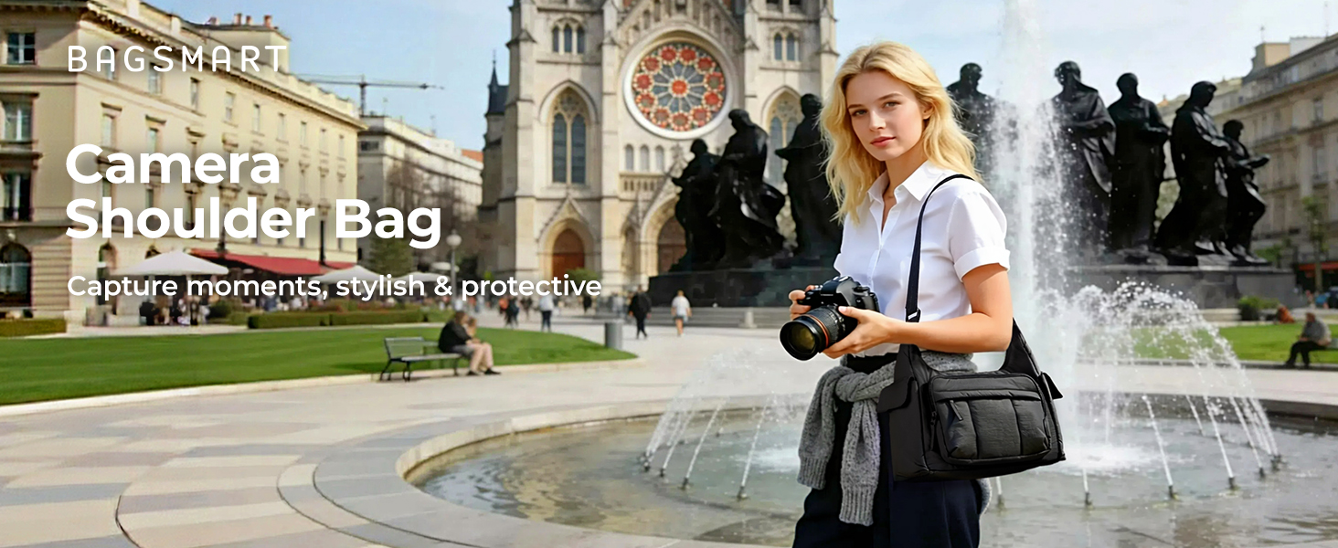 BAGSMART camera sling bag