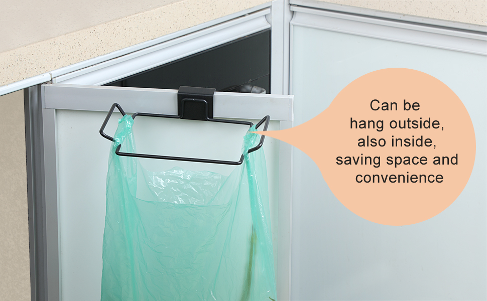 Can be hang outside, also inside, saving space and convenience!