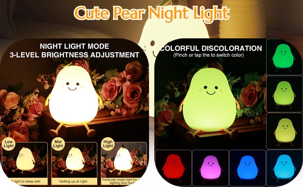Cute Silicone Night Light