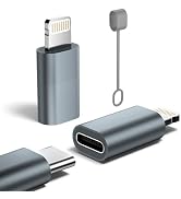 YFMaiQi MFi Certified USB C to Lightning Adapter 2 Pack,27W Fast Charging | Fast Charging & Data ...