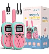 FOREDOM Rechargeable Walkie Talkies for Kids Walkie Talkies Long Range for Boy & Girl Age 3 to 12...