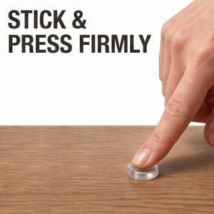 Stick and Press Firmly