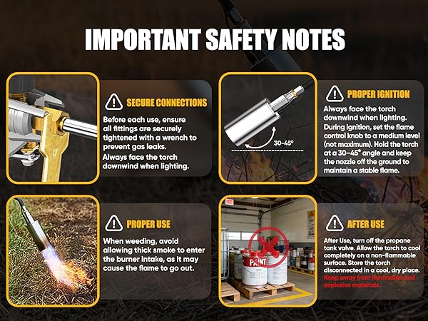 propane torch note