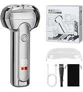 HIENA PRO Professional Magnetic Shaver for Men, Cordless Rechargeable Beard Trimmer, Electric Raz...