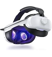 YOGES Battery Head Strap Compatible with Meta Quest 3S & Quest 3, Rechargable Headstrap to Extend...