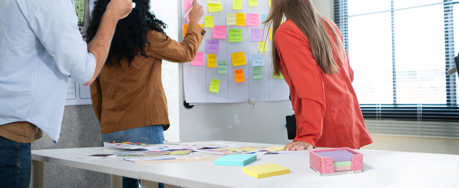 cute pop up post it notes dispenser