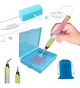 Muzagroo Art Electric Diamond Painting Pen with Adjustable Suction for Adults, Vacuum Pen for Dia...